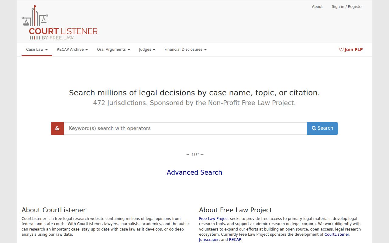 Long County federal court docket free search